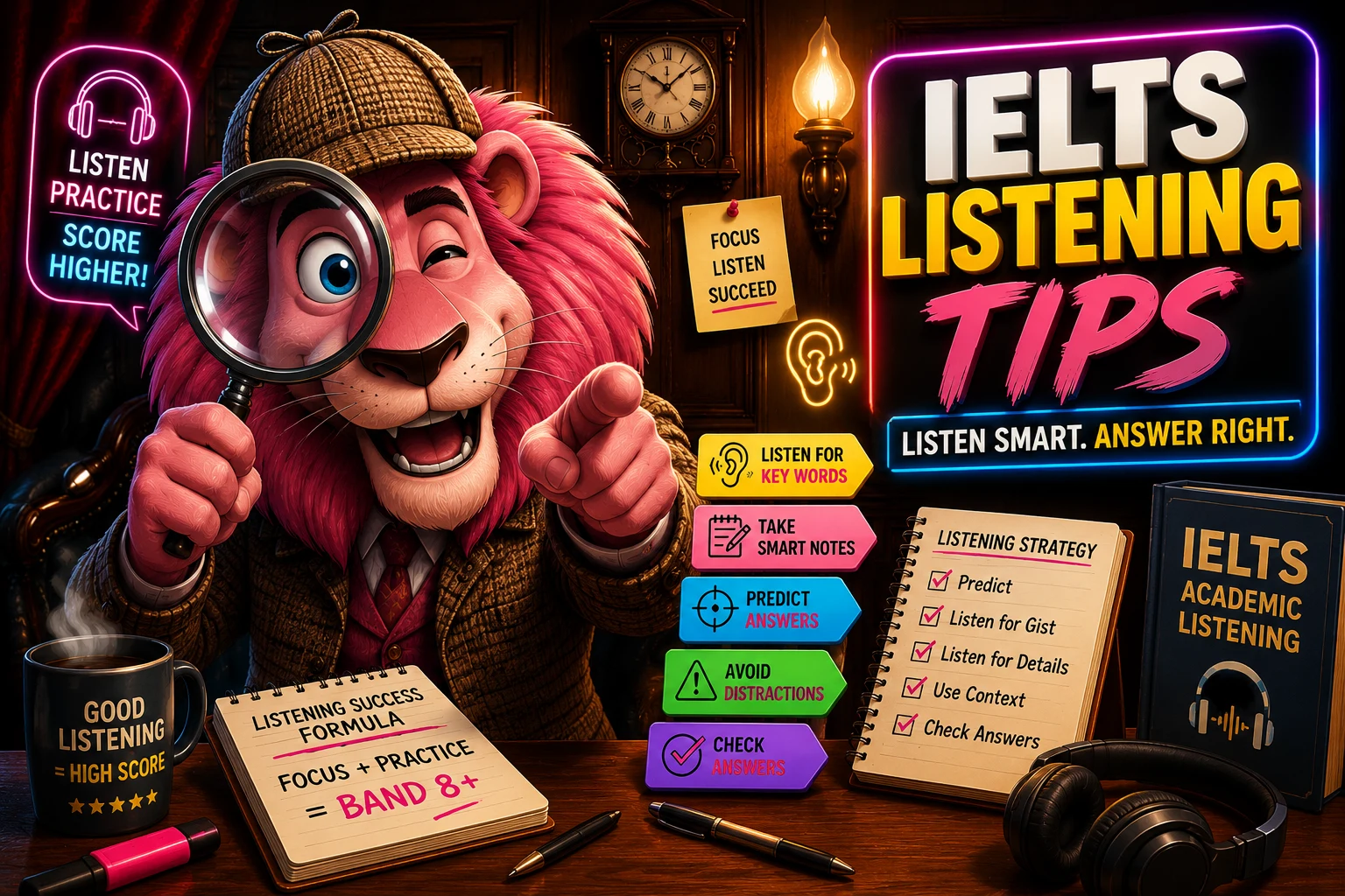 Stop losing easy Listening marks: It's an attention test, not a comprehension test.